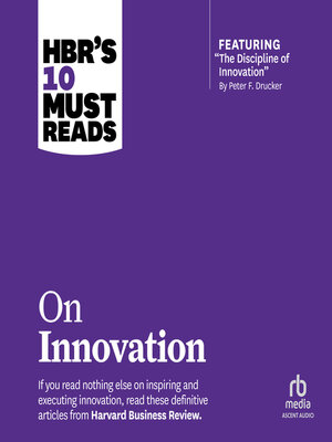 cover image of HBR's 10 Must Reads on Innovation